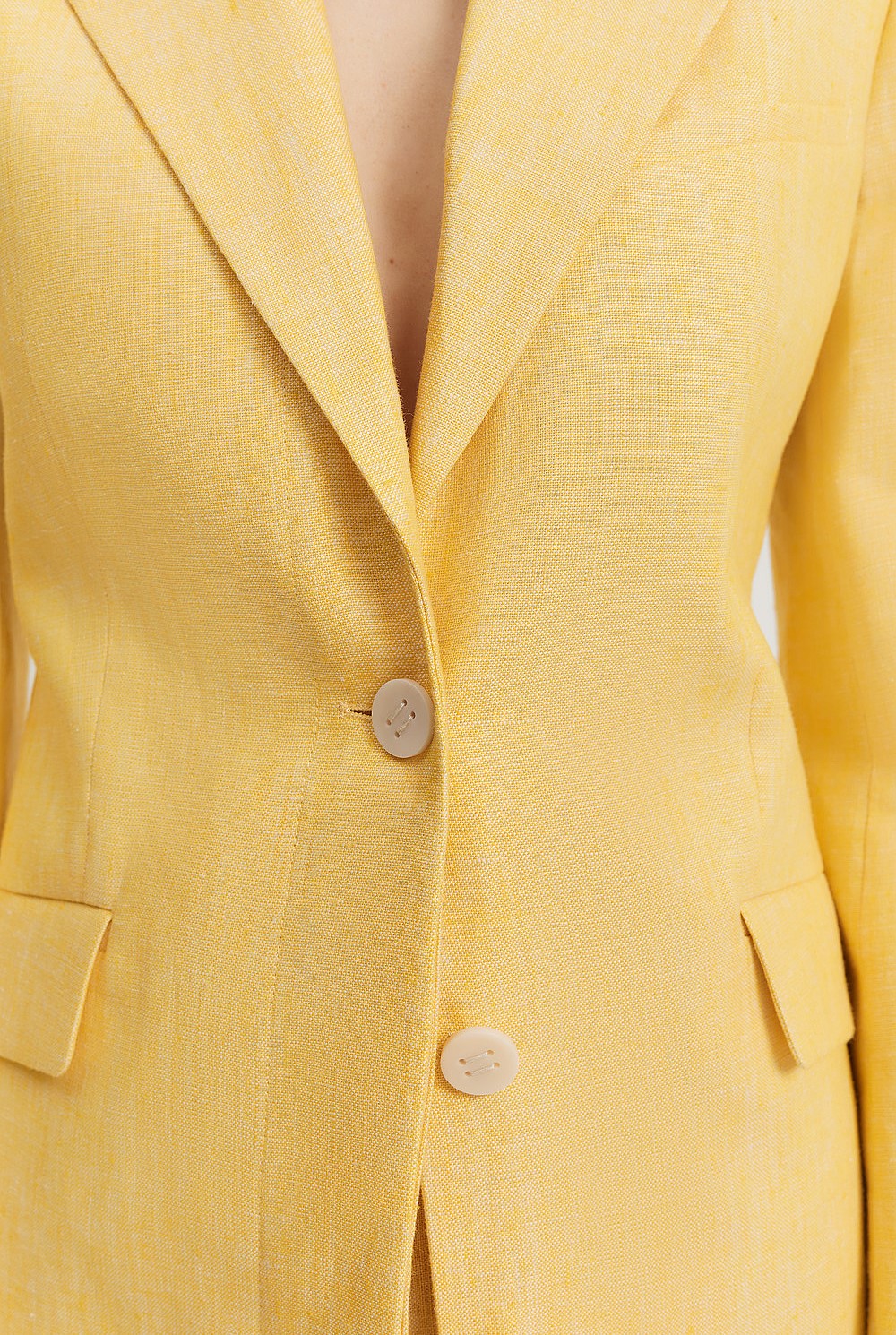 Linen Yarn Dyed Blazer