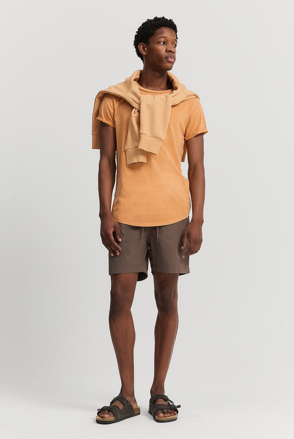 Australian Cotton Longline Garment Dye T-Shirt