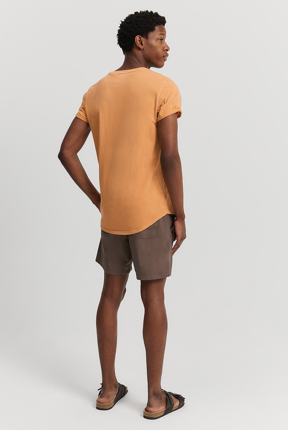 Australian Cotton Longline Garment Dye T-Shirt