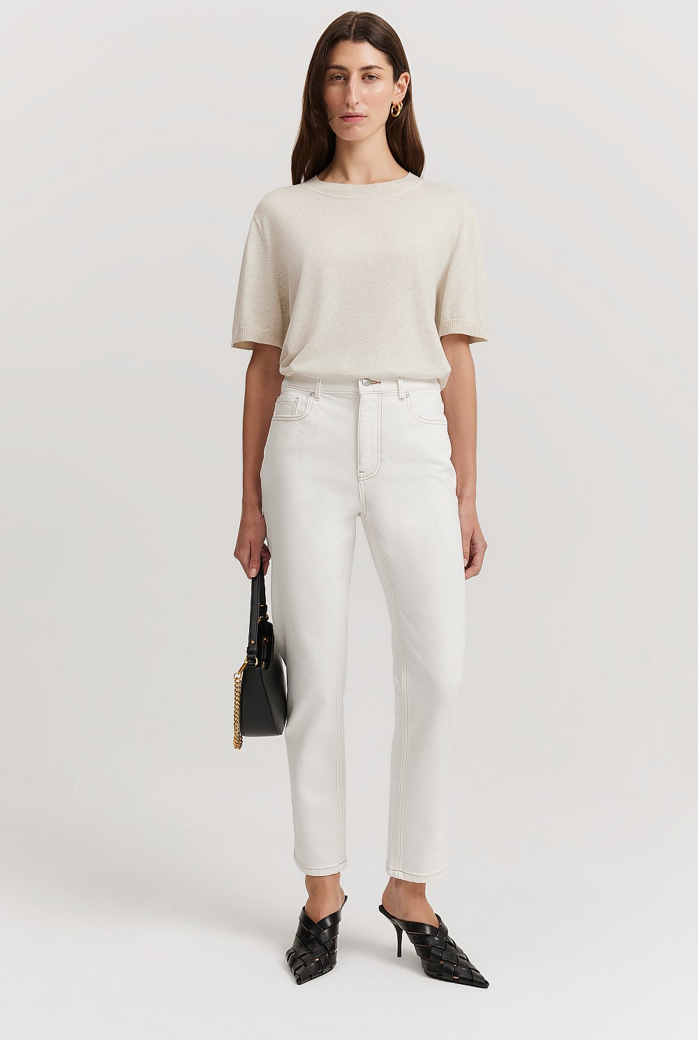 Organically Grown Cotton Cashmere T-Shirt
