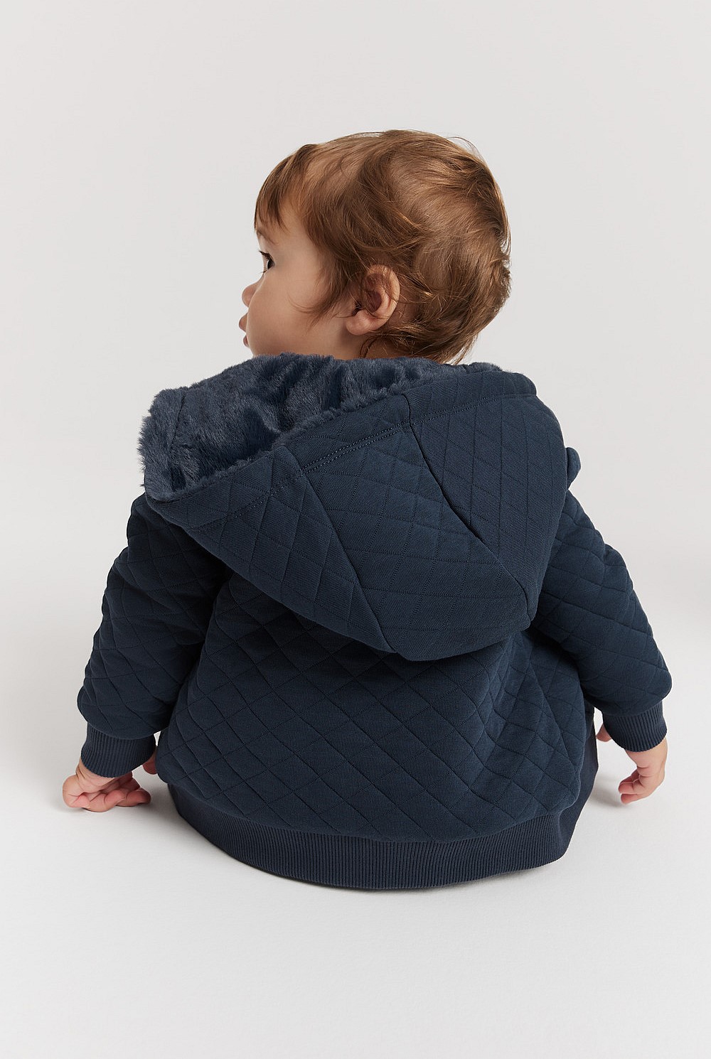 Organically Grown Cotton Blend Quilted Jacket