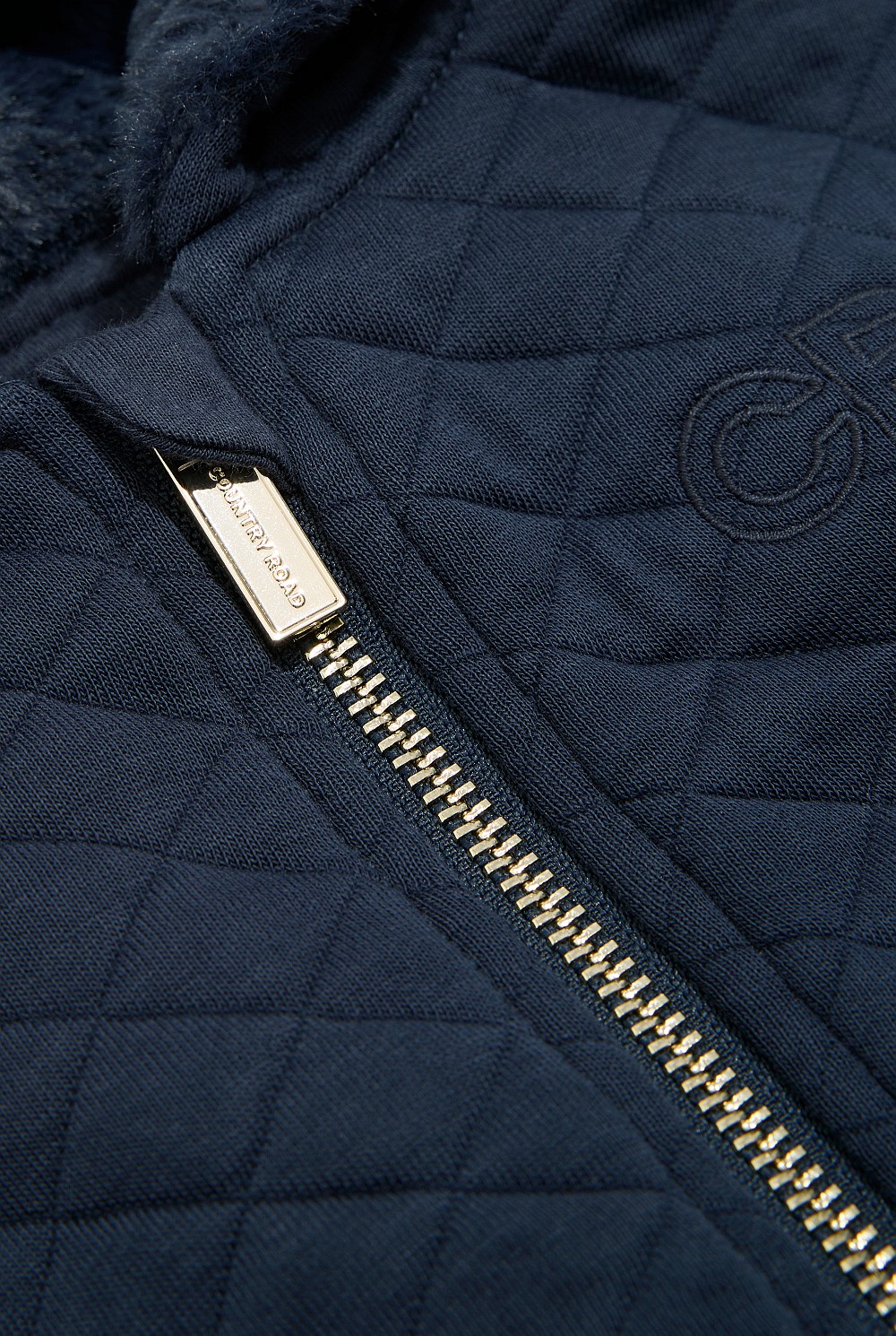 Organically Grown Cotton Blend Quilted Jacket