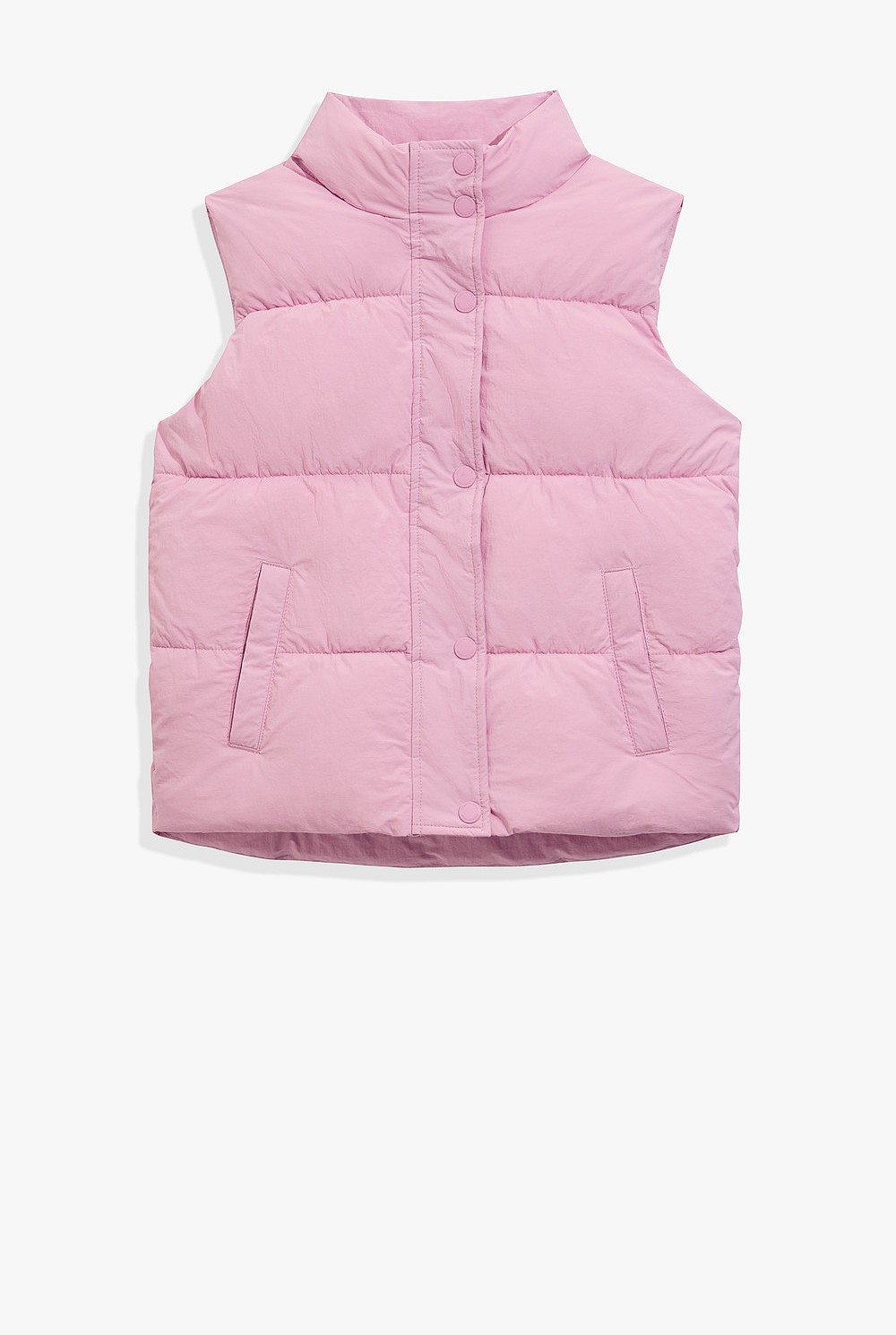 Recycled Nylon Puffer Vest Jacket