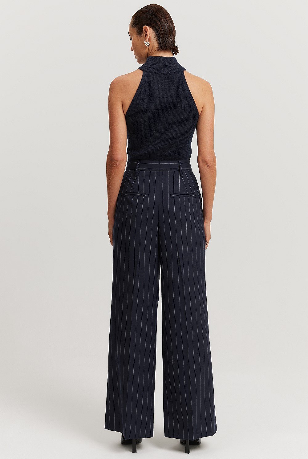 Pleat Wool Pant