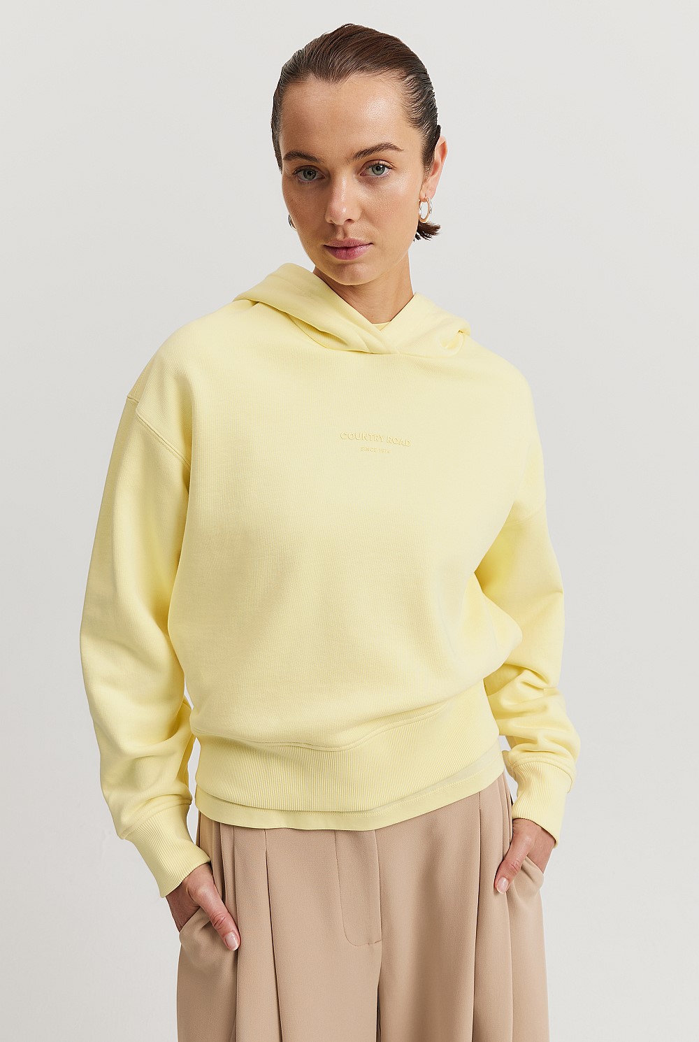 Australian Cotton Overhead Hooded Sweat