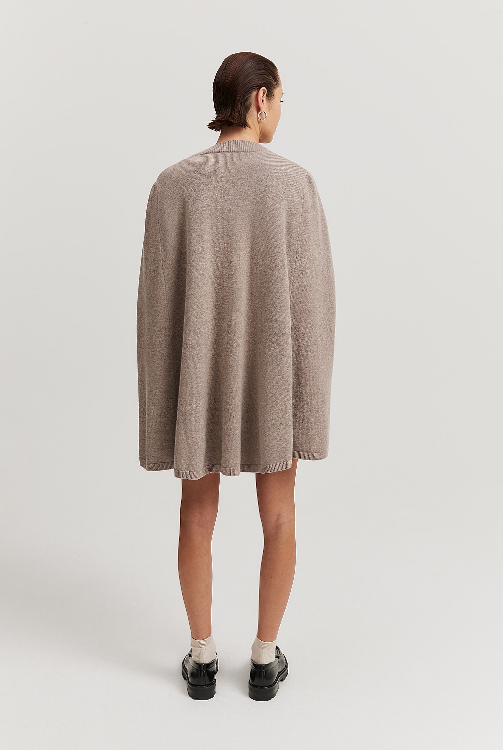 Organically Grown Cotton Blend Pocket Cape