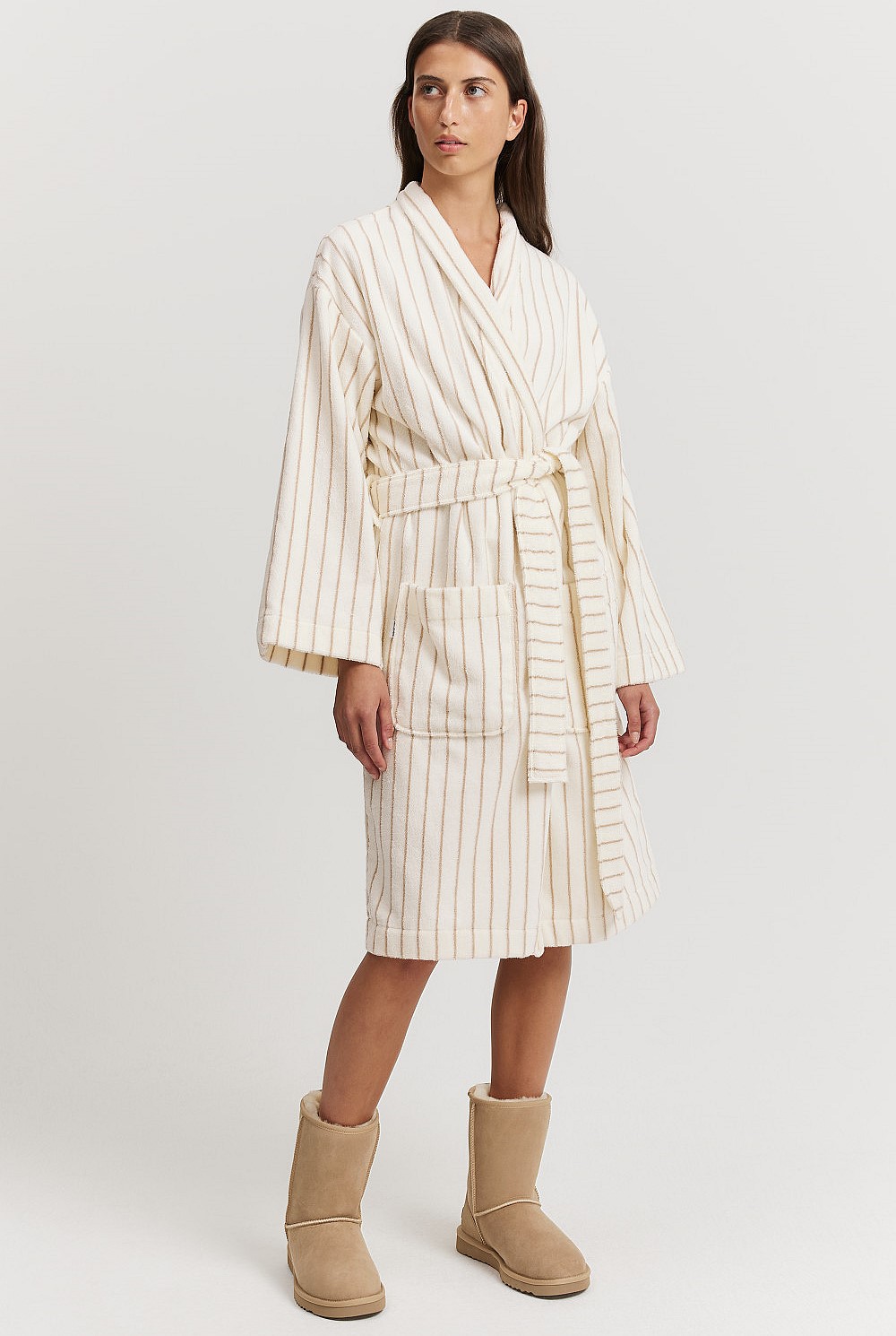 Ecru Farrah Cotton Robe - Sleepwear | Country Road