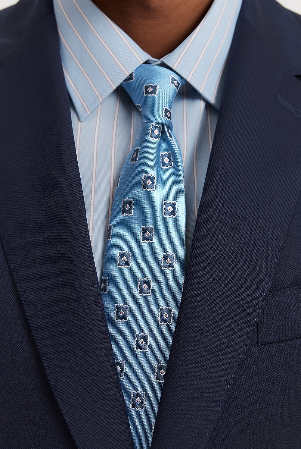 Silk Geometric Tie