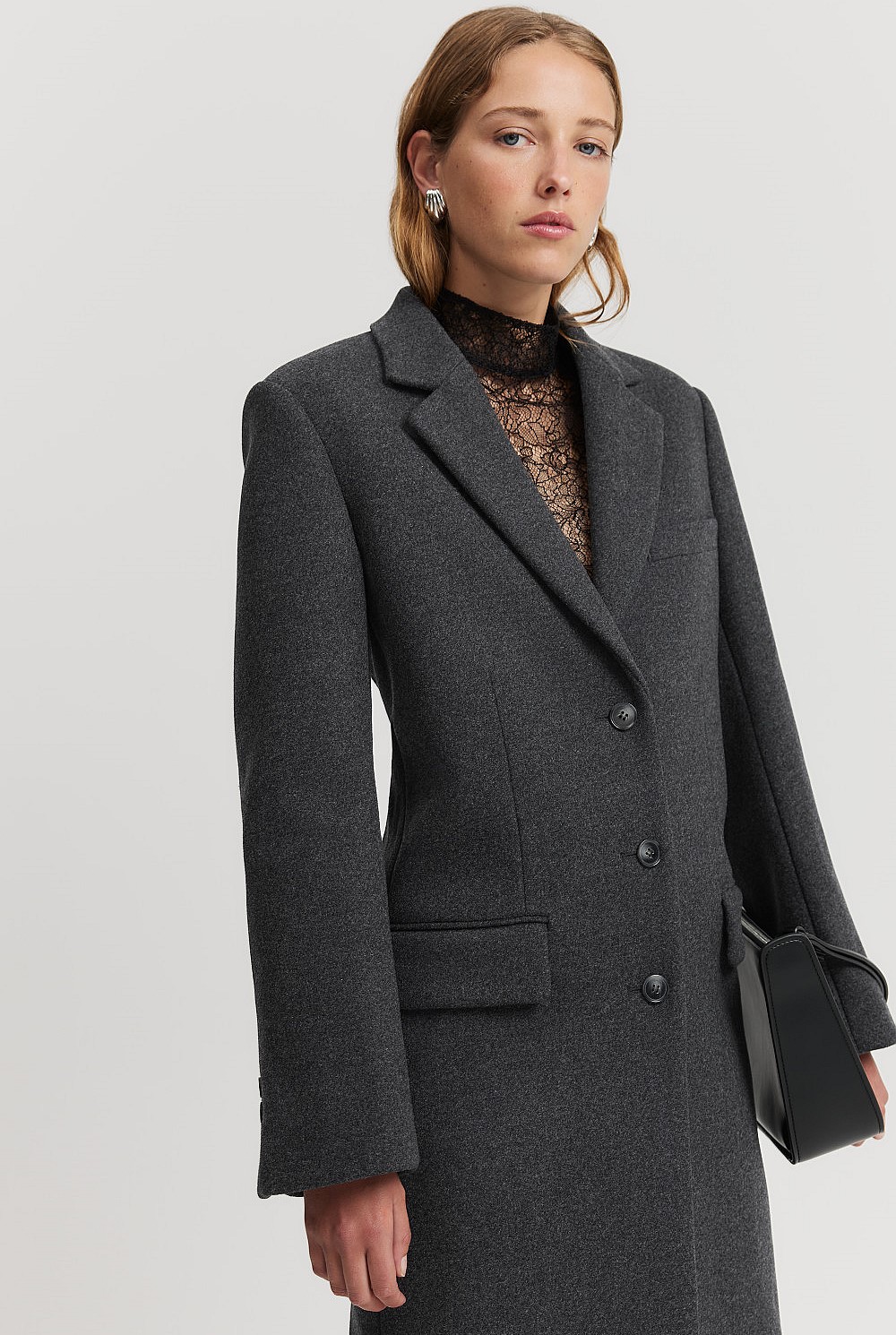 Felted Tailored Coat