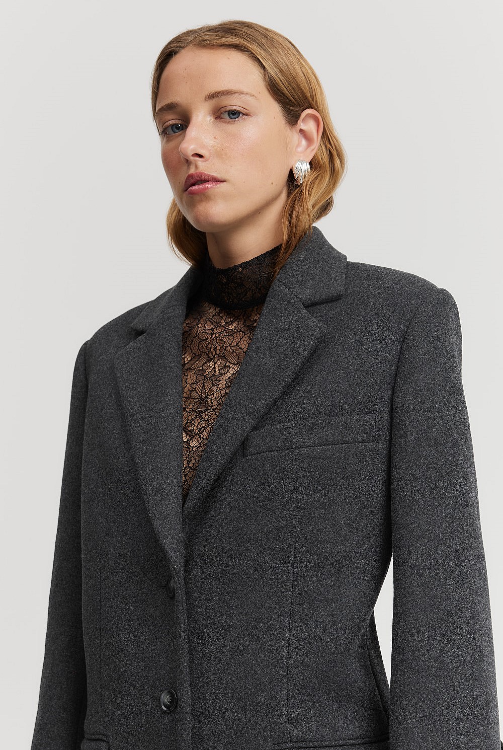 Felted Tailored Coat