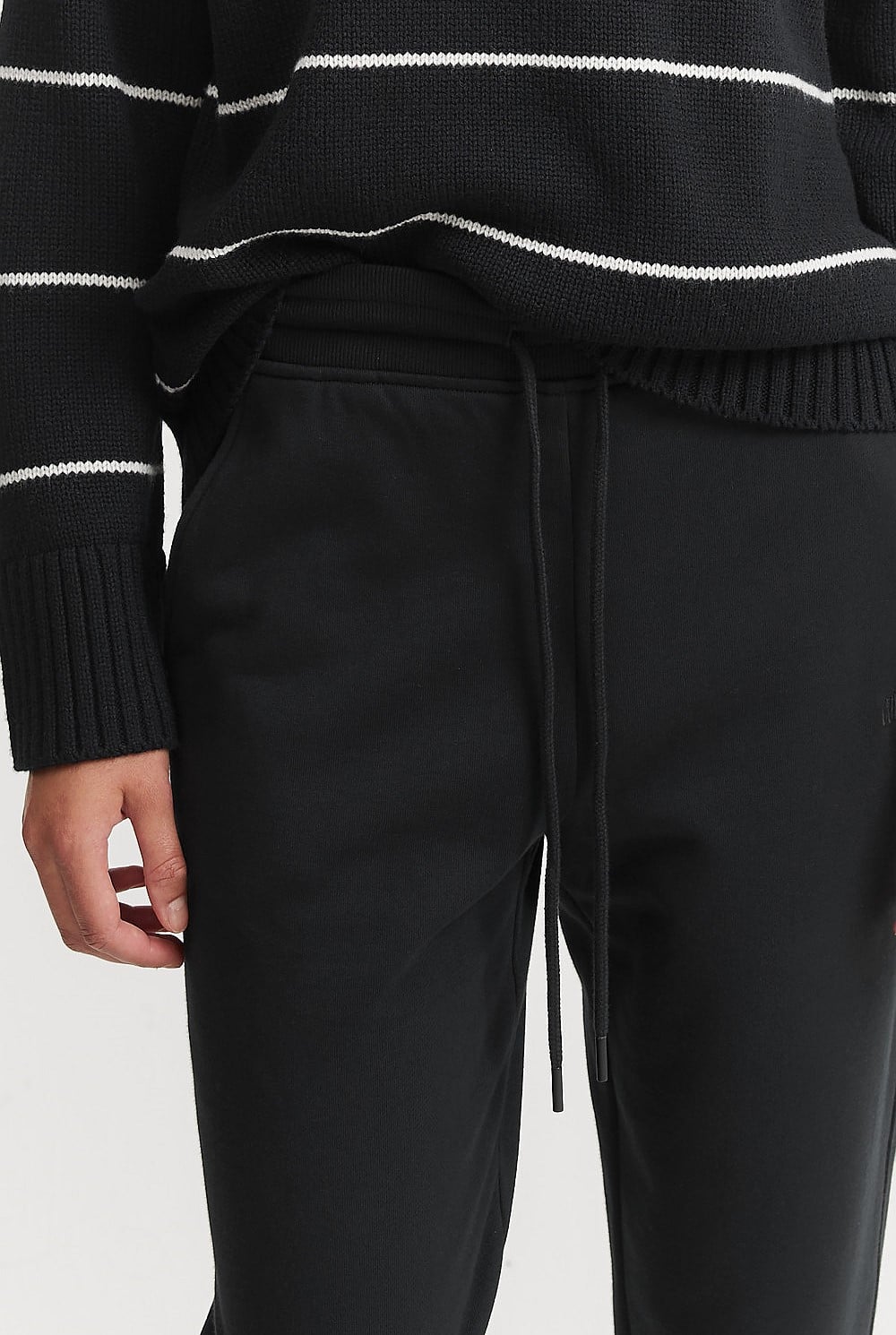 Australian Cotton Rib Cuff Track Pant