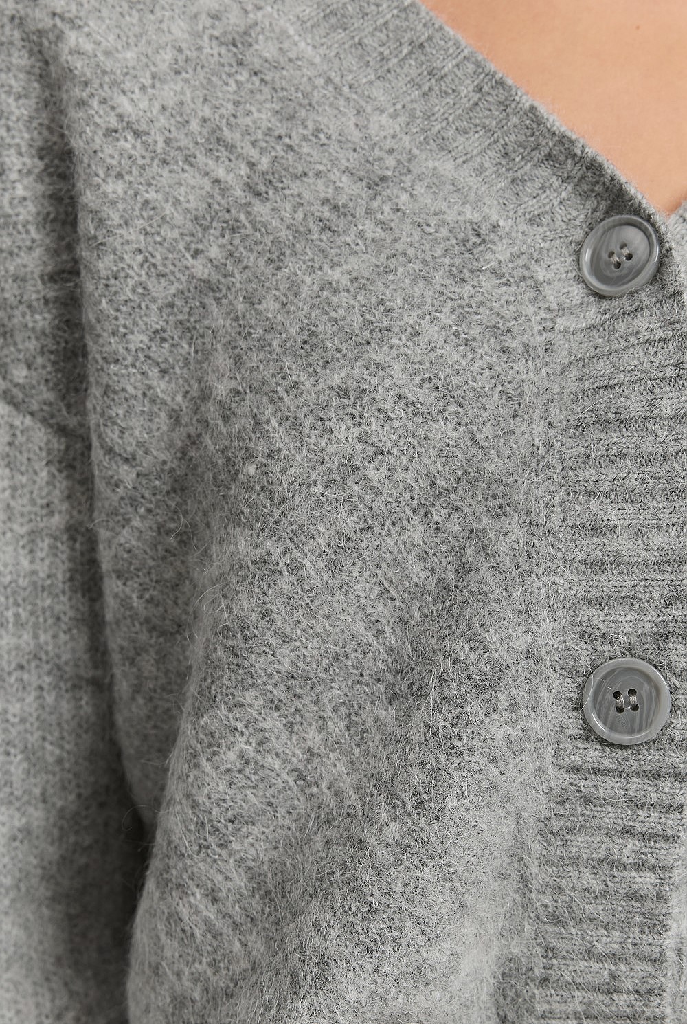 Brushed Crop Cardigan