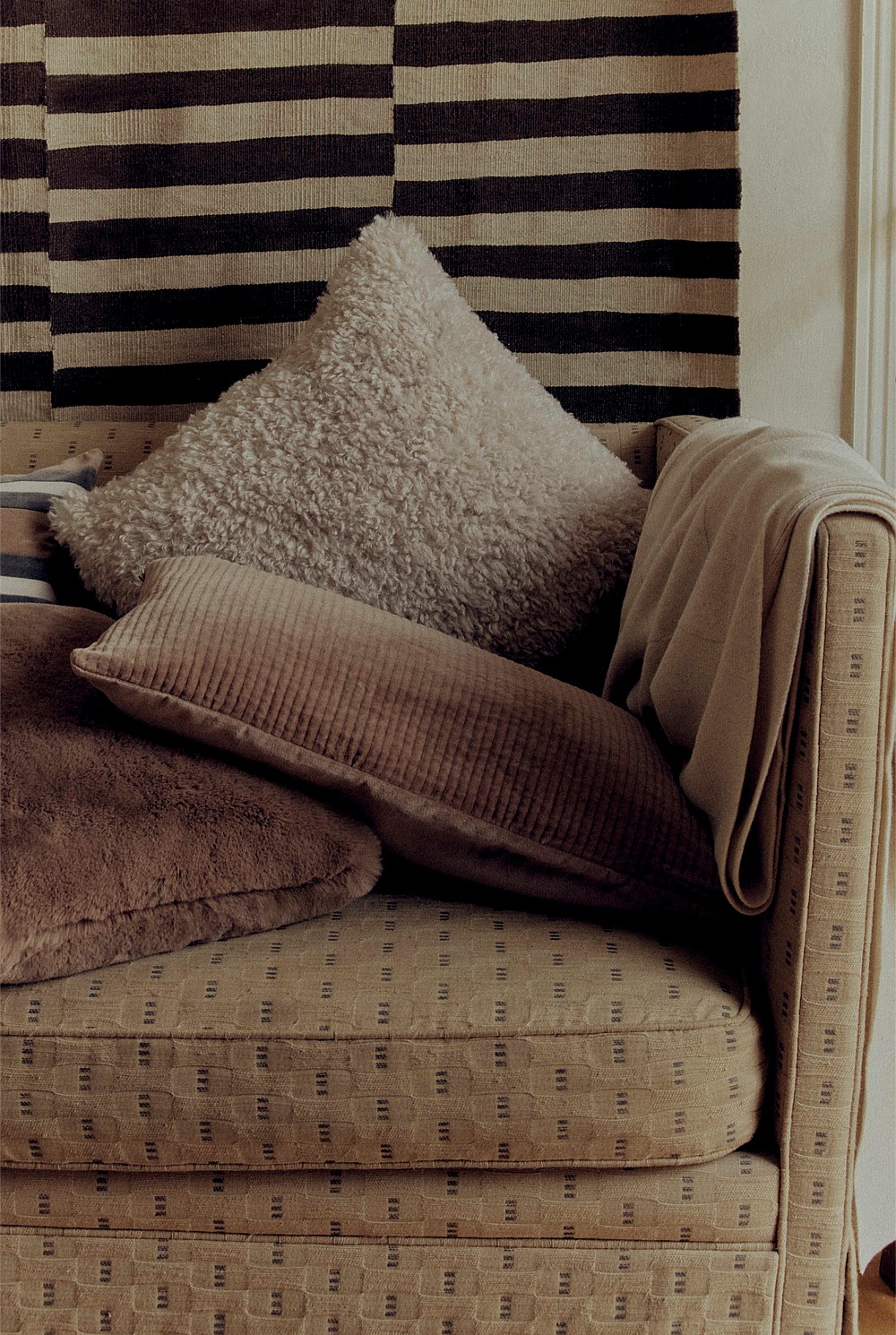 Ruby Recycled Polyester 55x55 Cushion