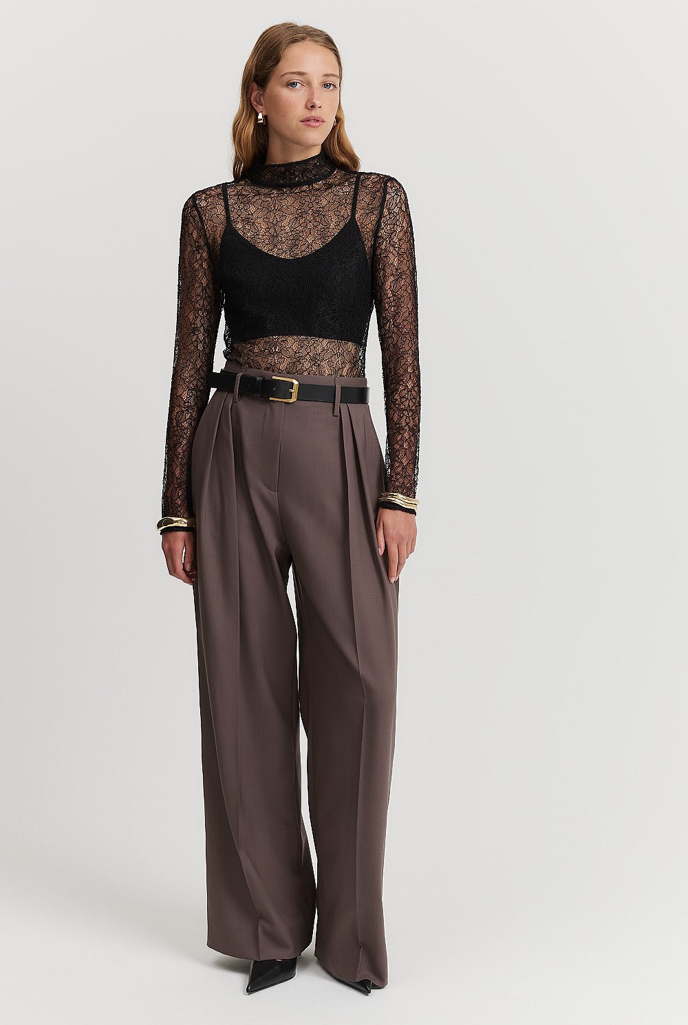 Geometric Buckle Belt