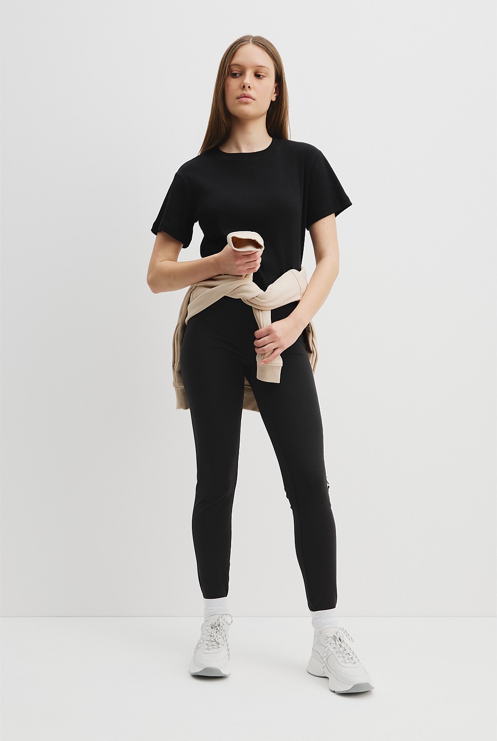 Teen Recycled Cotton Relaxed Rib T-Shirt