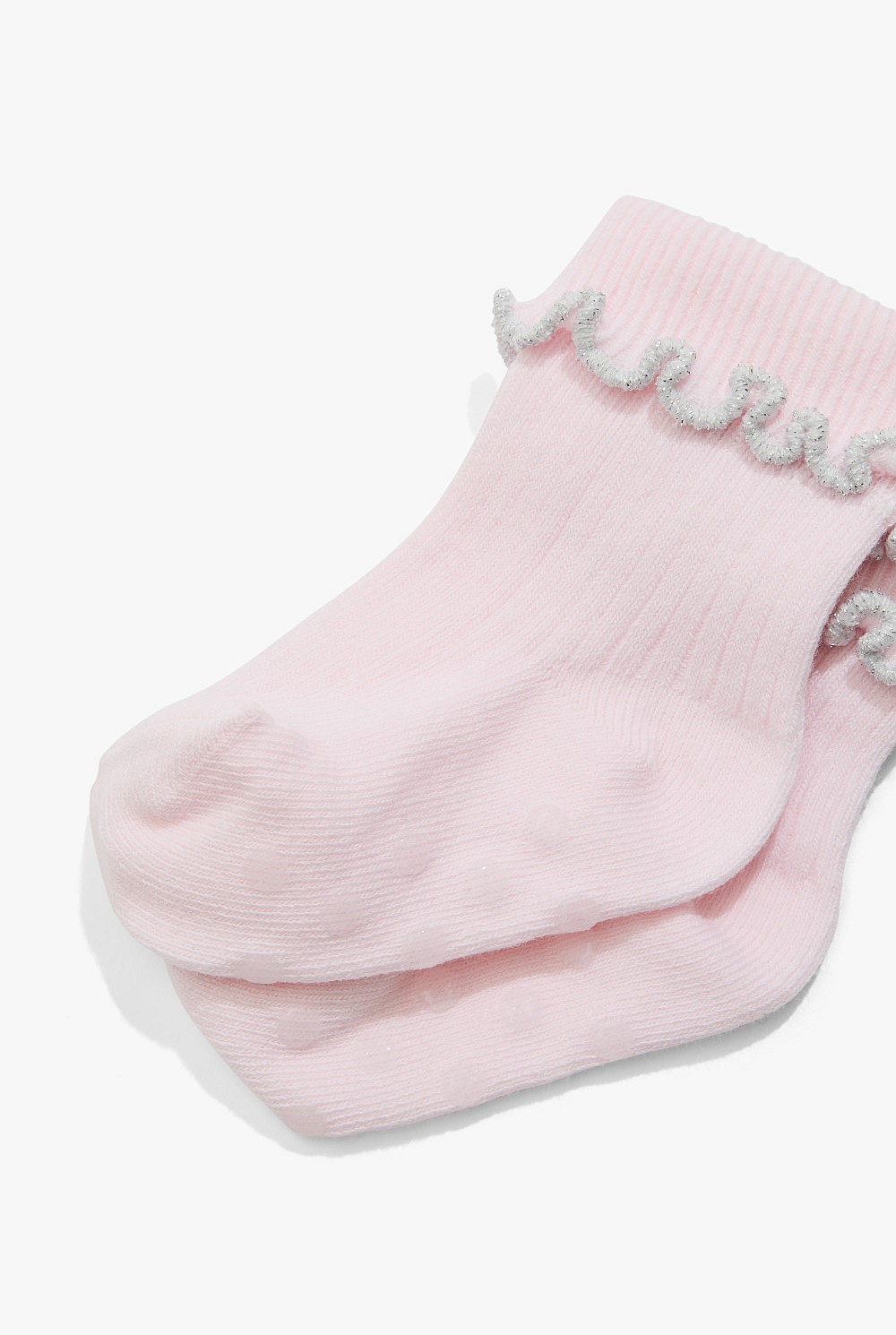 Organically Grown Cotton Blend Frill Sock
