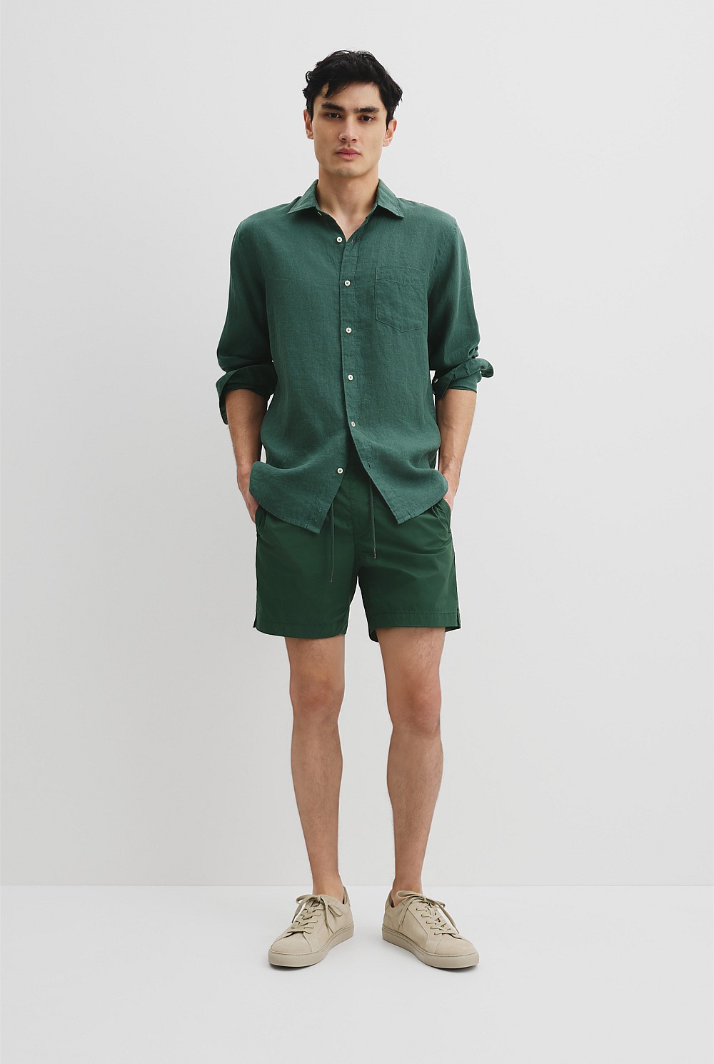 Regular Fit Organically Grown Linen Shirt