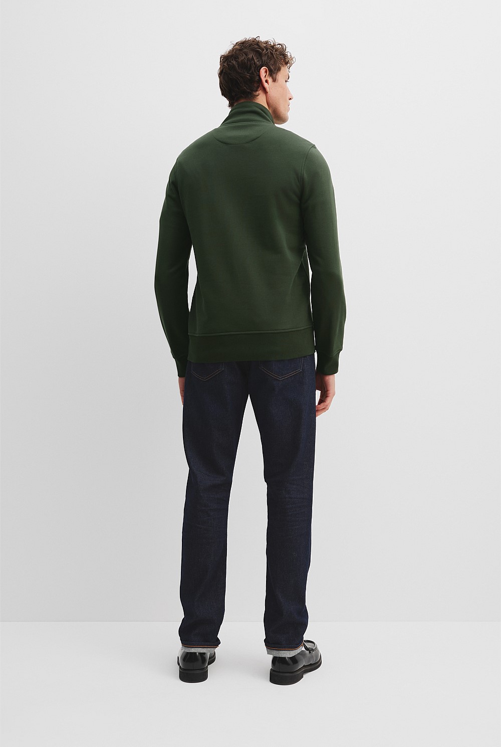 Verified Australian Cotton Half Zip Heritage Sweat