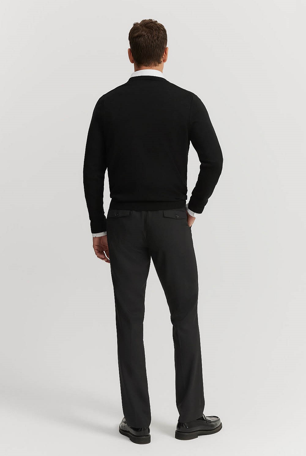 Verified Australian Merino V-Neck Knit