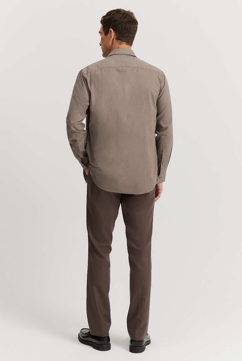 Tailored Fit Organically Grown Linen Blend Shirt