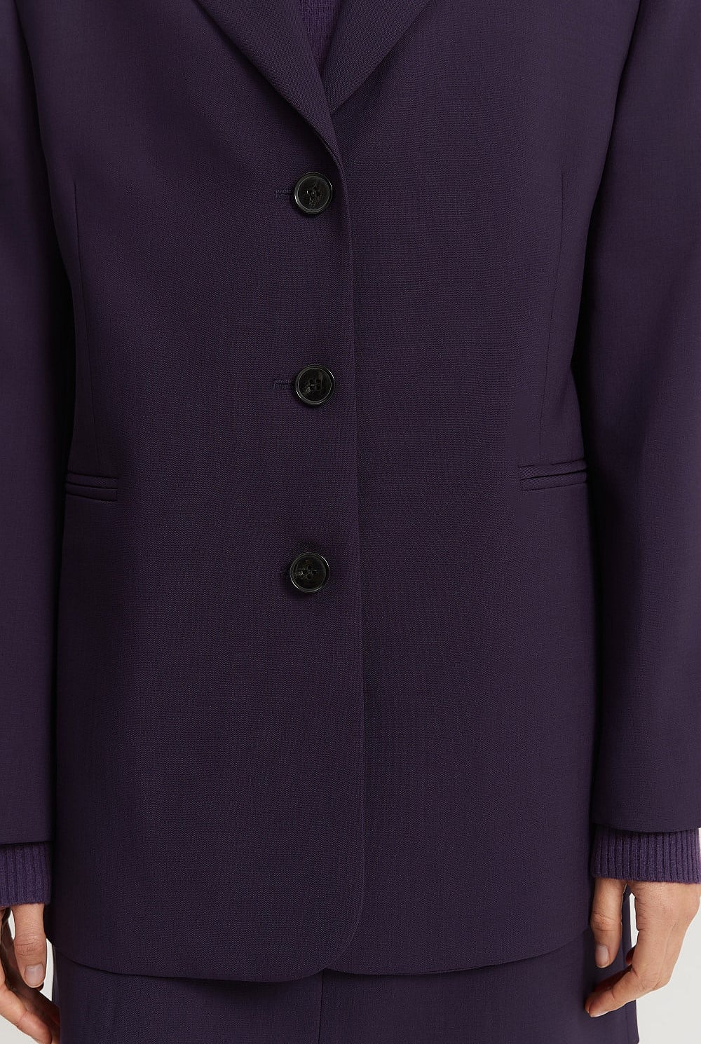 Wool Single-Breasted Blazer