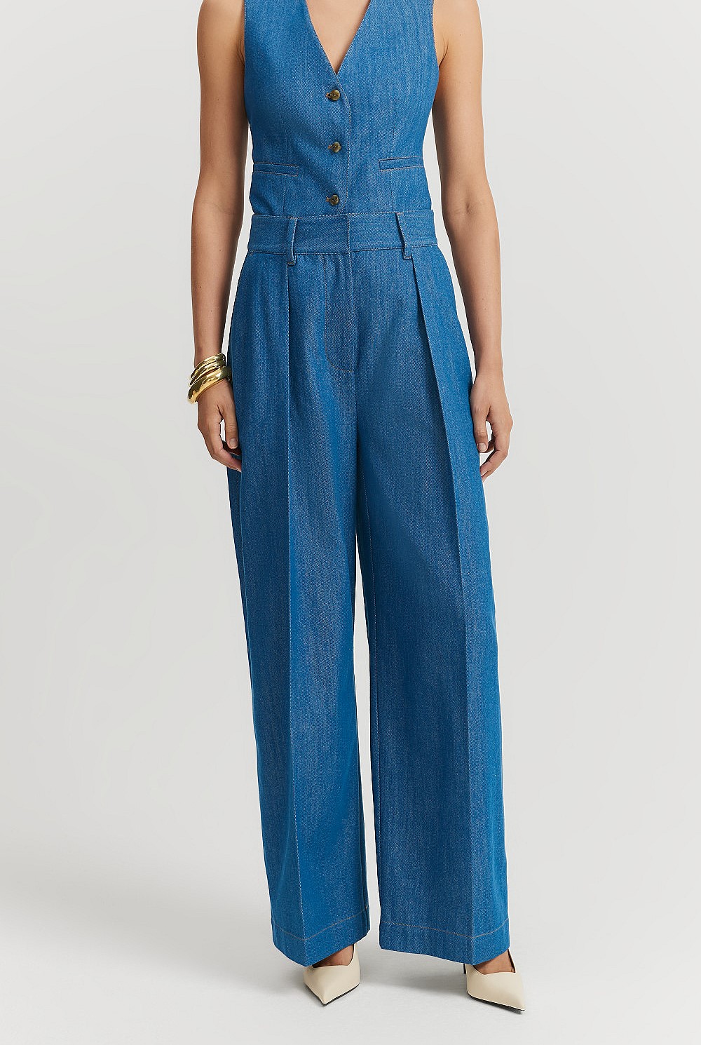 Relaxed Denim Pant