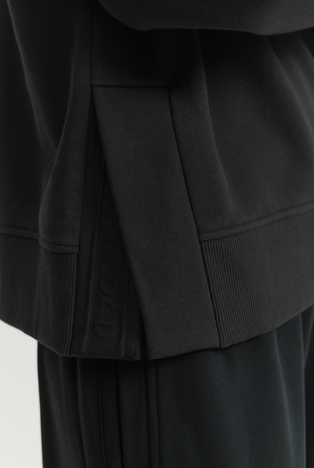 Australian Cotton Split Hem Crew Sweat