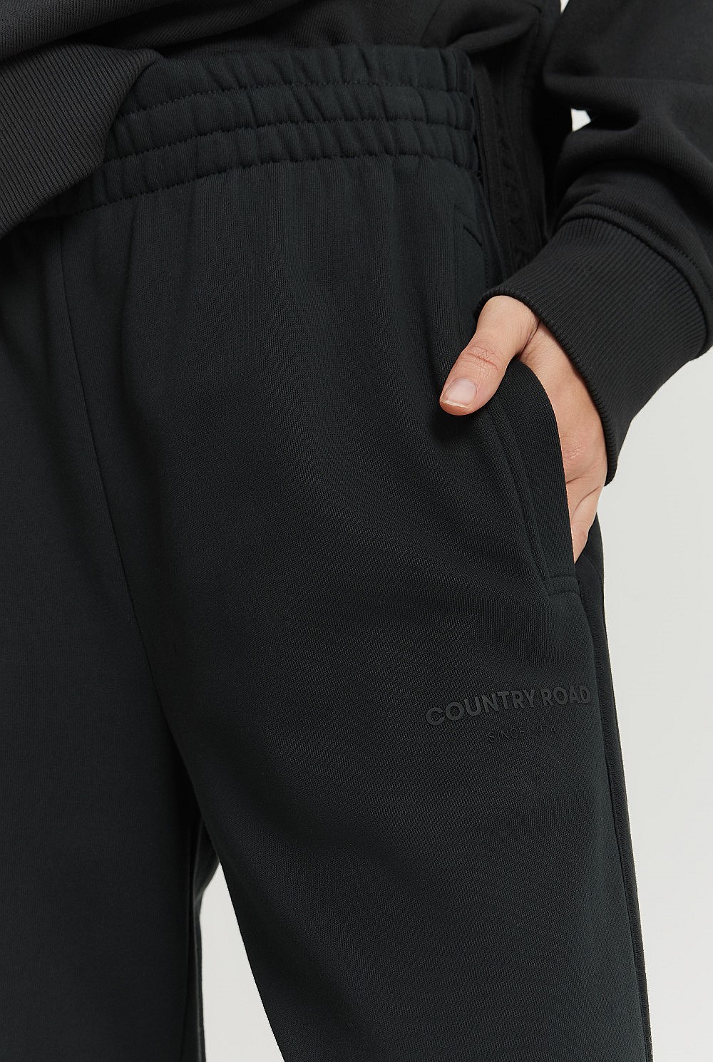 Australian Cotton Wide Leg Track Pant