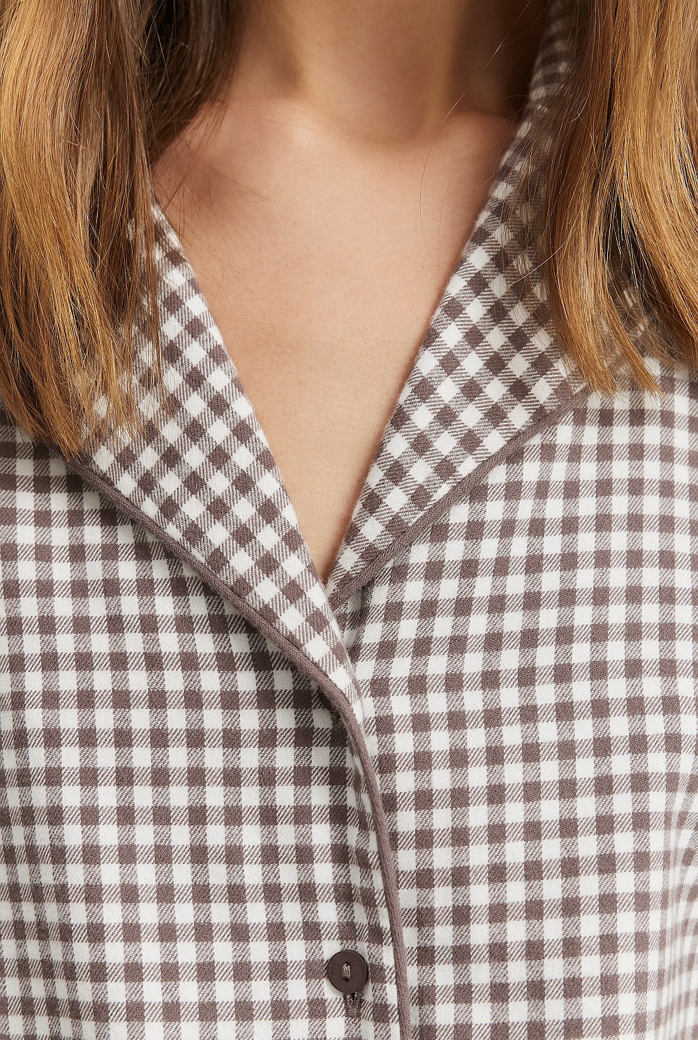 Australian Cotton Check Flannel Pyjama Set