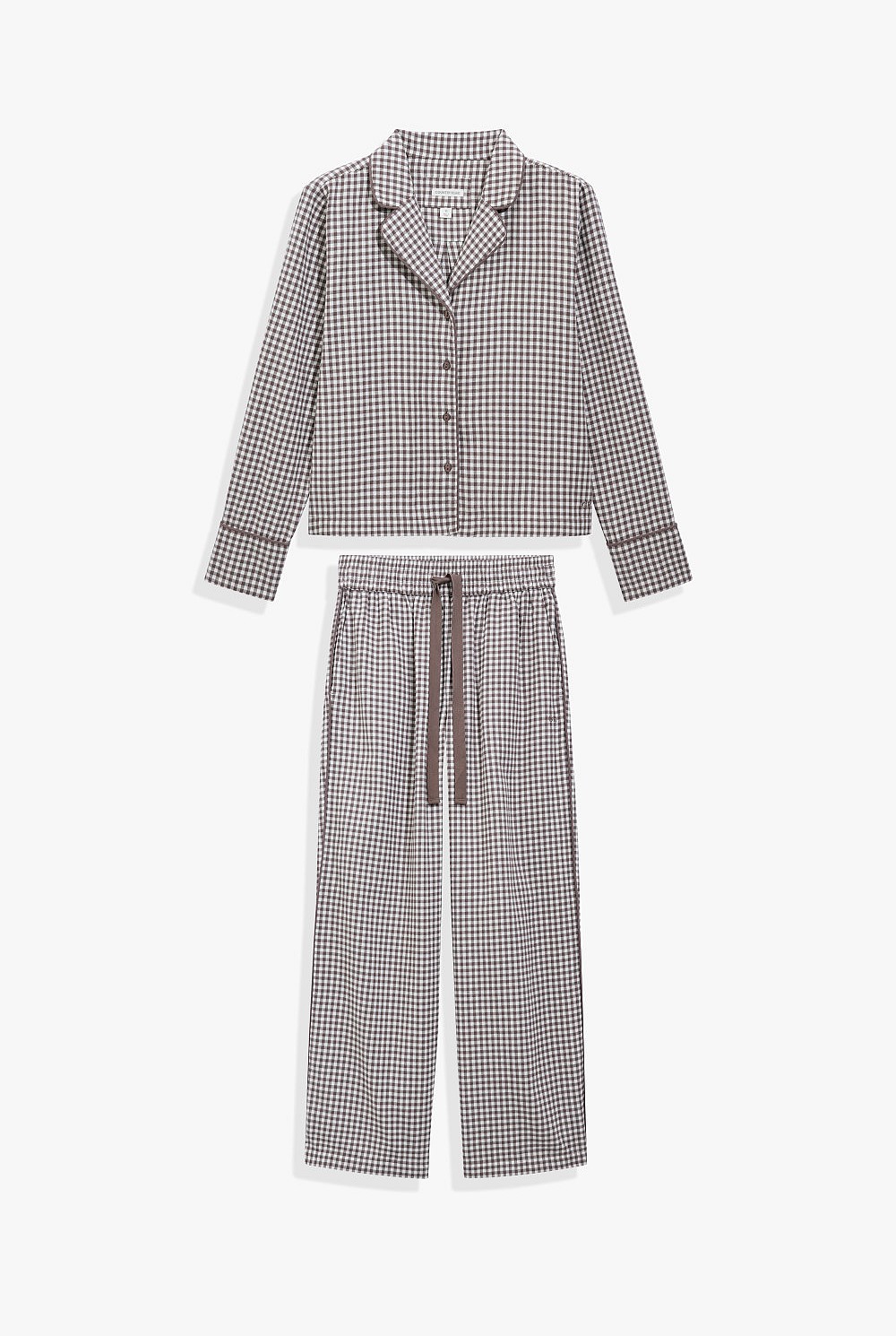 Australian Cotton Check Flannel Pyjama Set