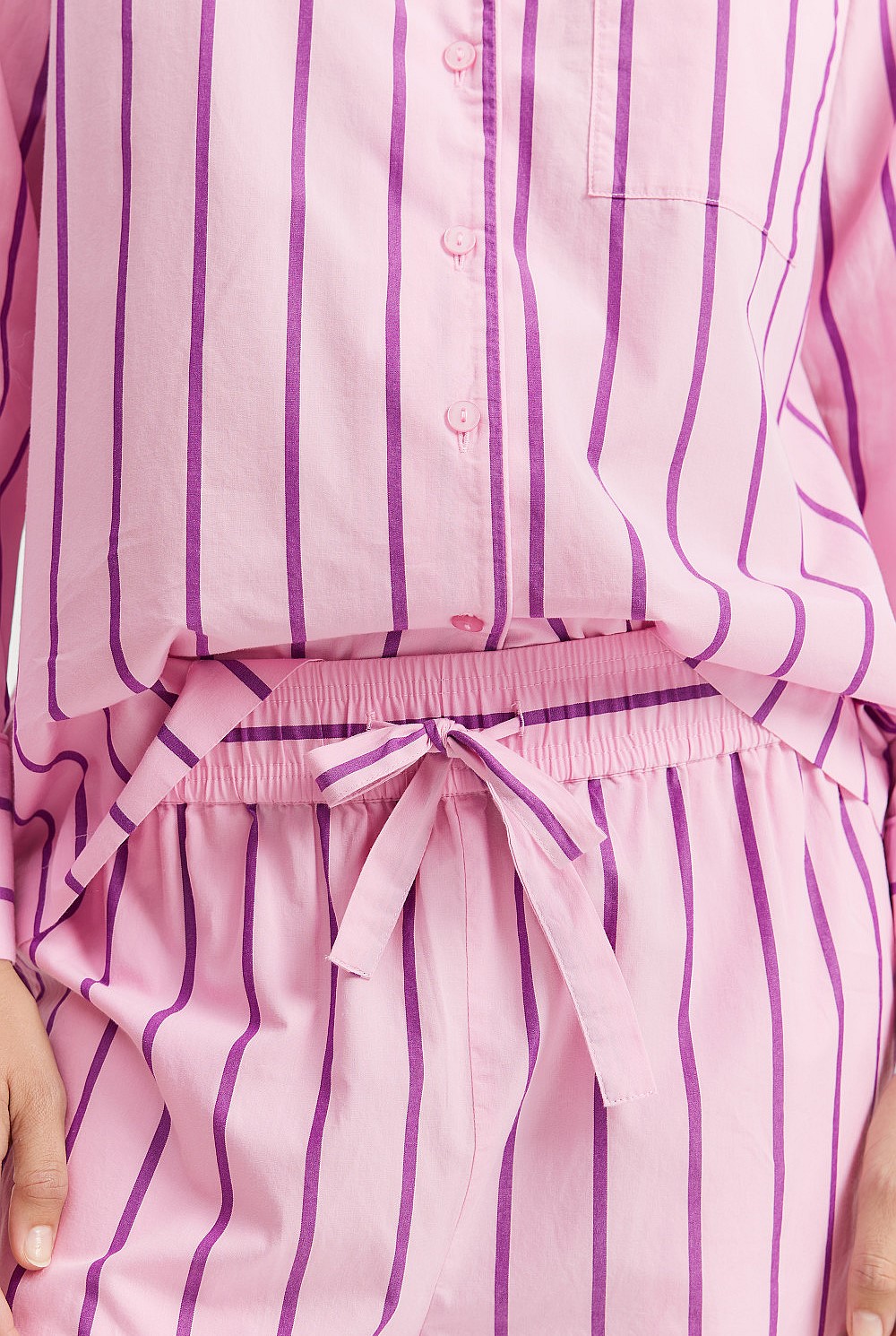 Australian Cotton Stripe Pyjama Set