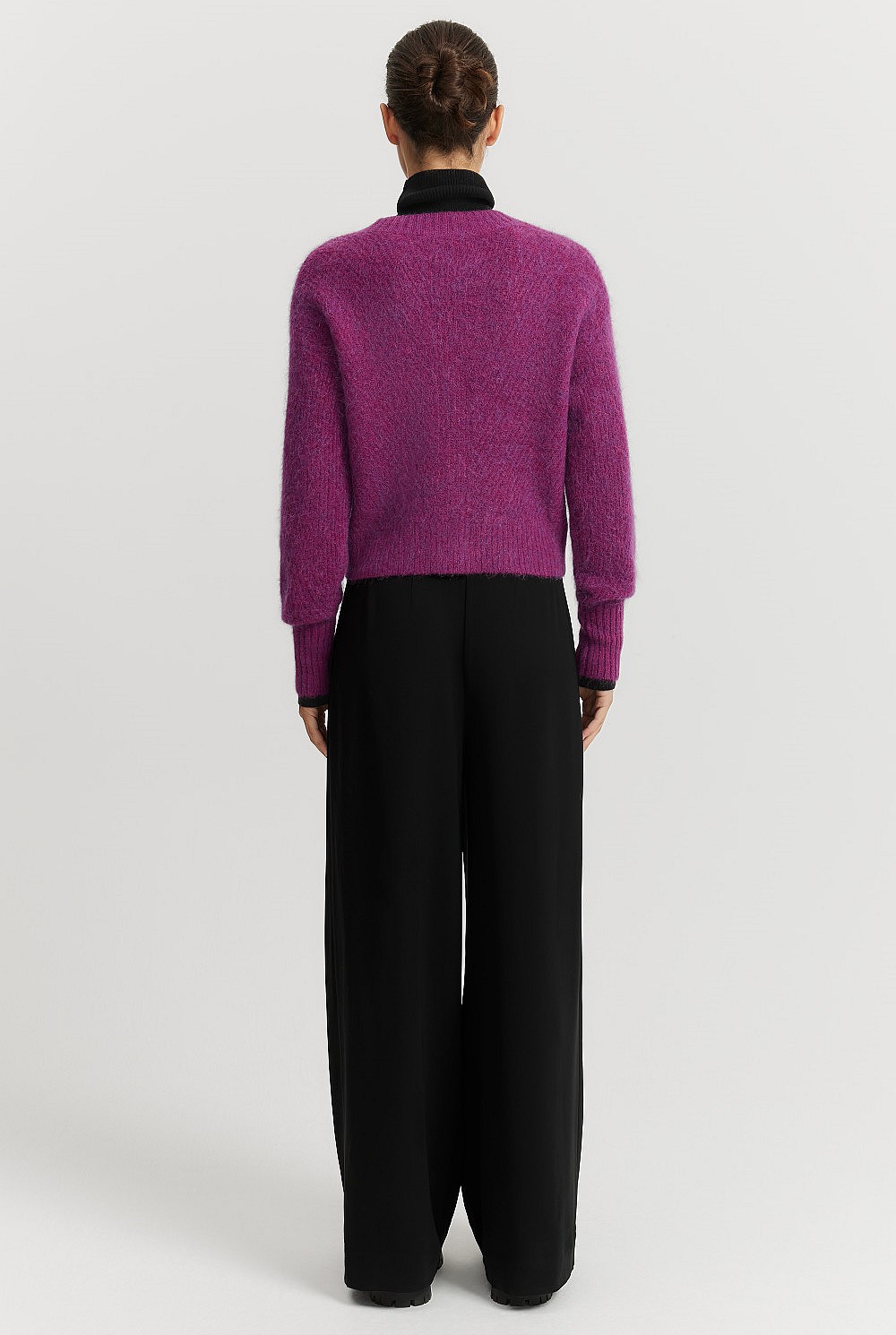Brushed Crop Cardigan