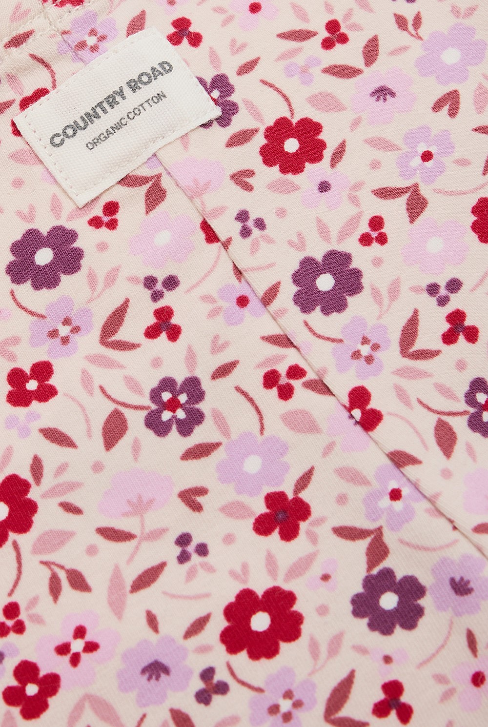 Organically Grown Cotton Blend Floral Legging