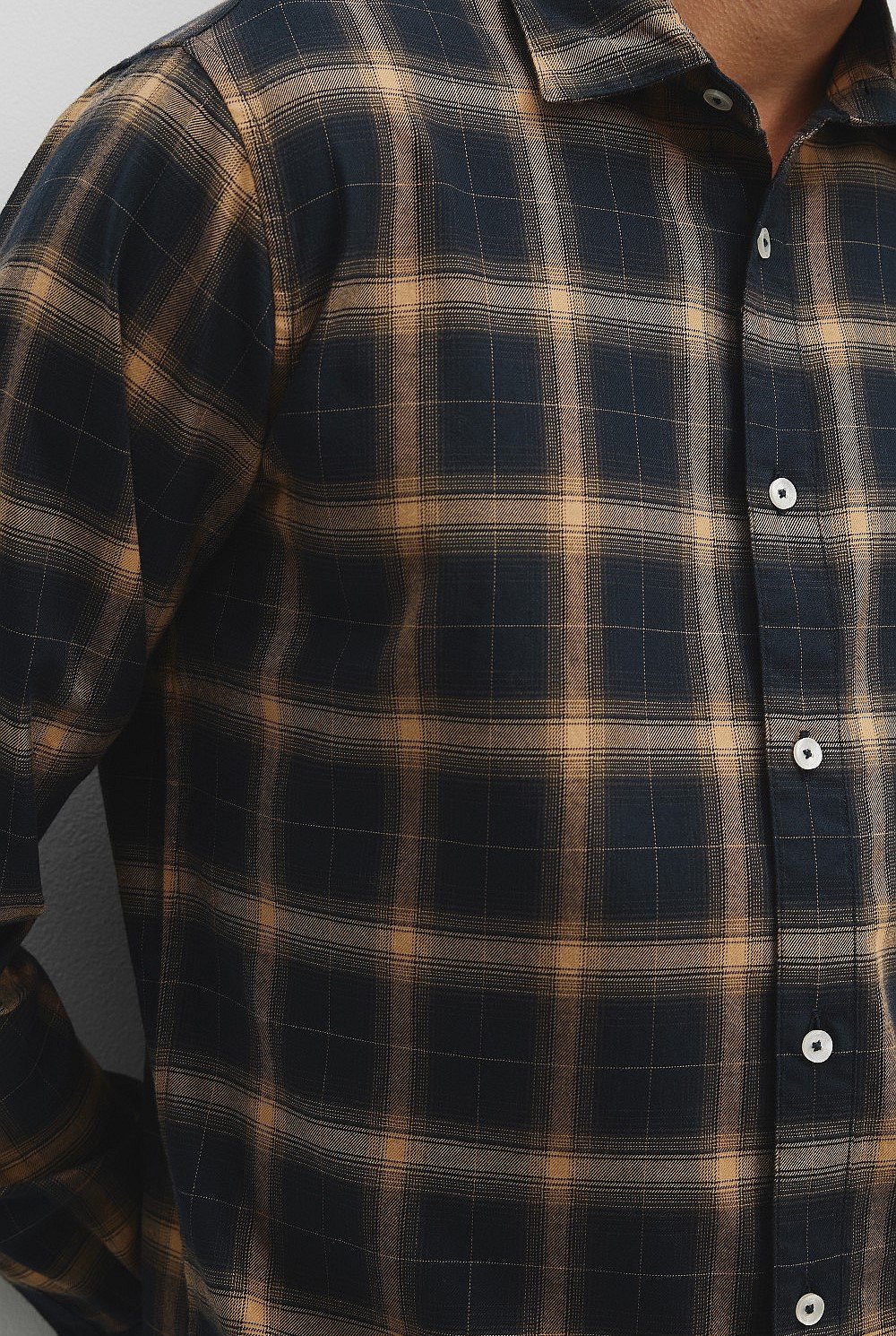 Regular Fit Australian Good Earth Cotton Flannel Check Shirt