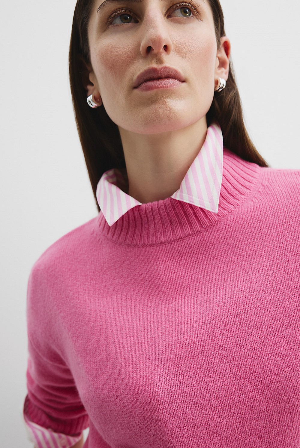 Australian Merino Wool Rib Detail Pullover