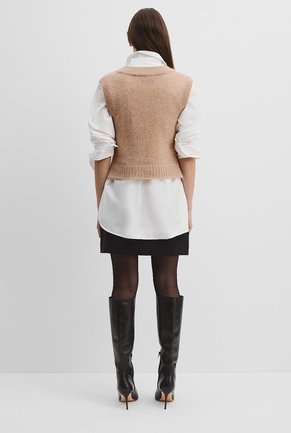 Fluffy Knit Vest