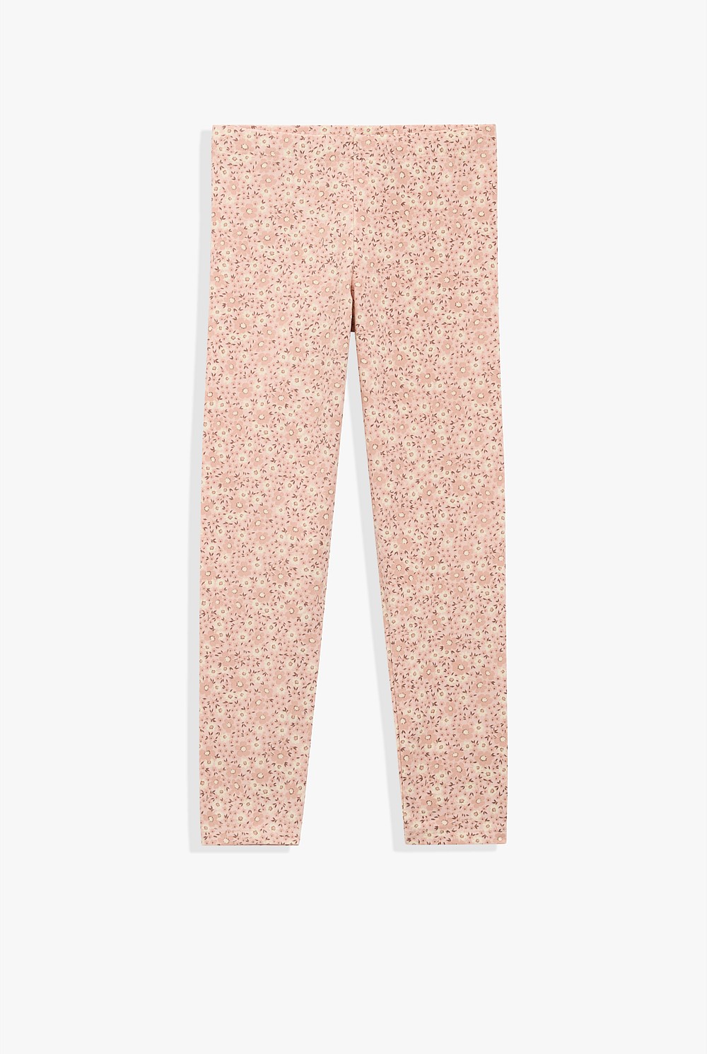 Organically Grown Cotton Blend Floral Legging