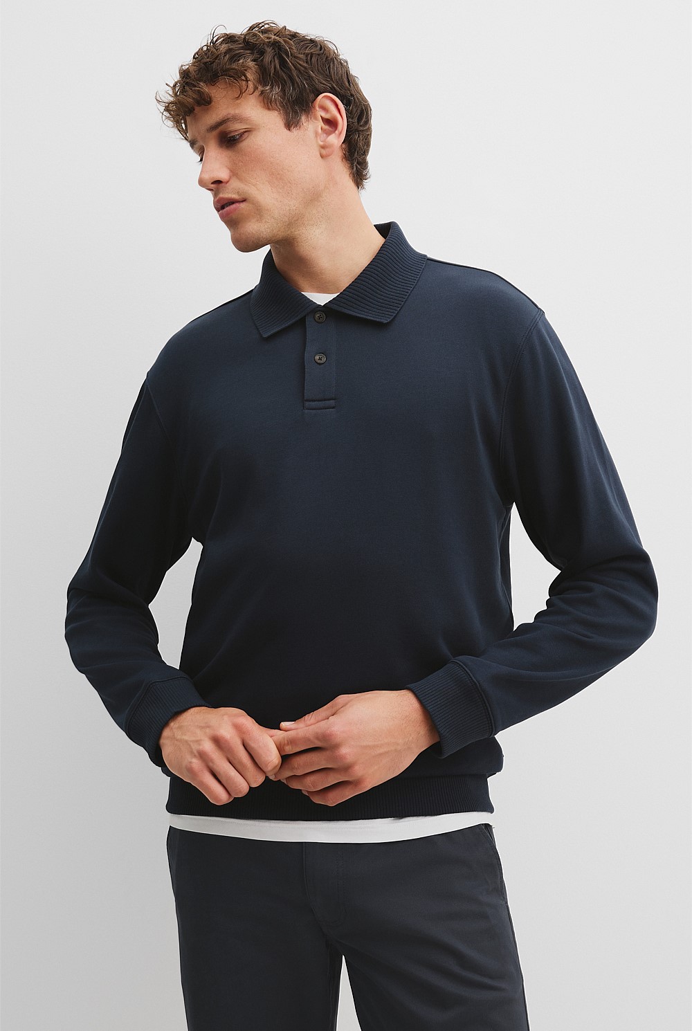 Australian Cotton Polo Sweat