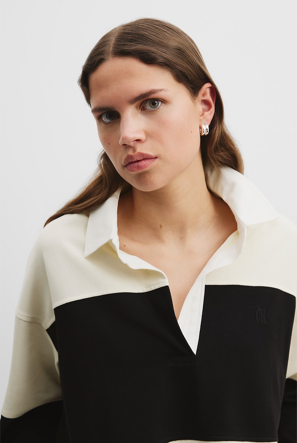 Cotton Panel Rugby Top