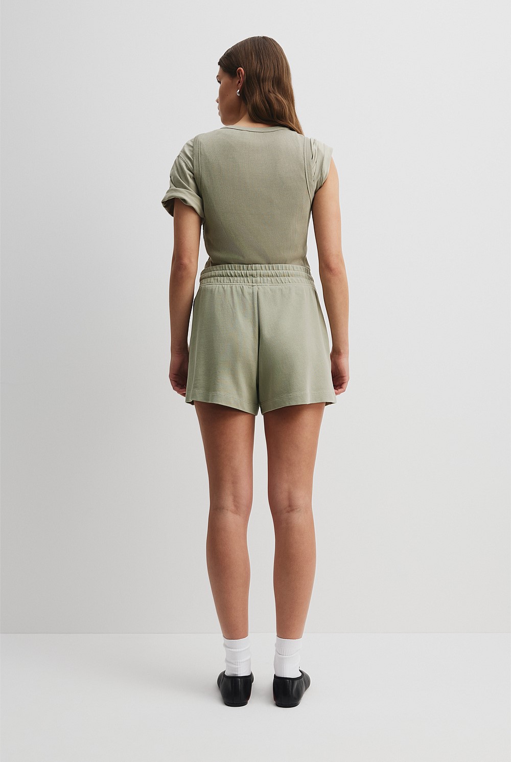 Australian Cotton Washed Jersey Short