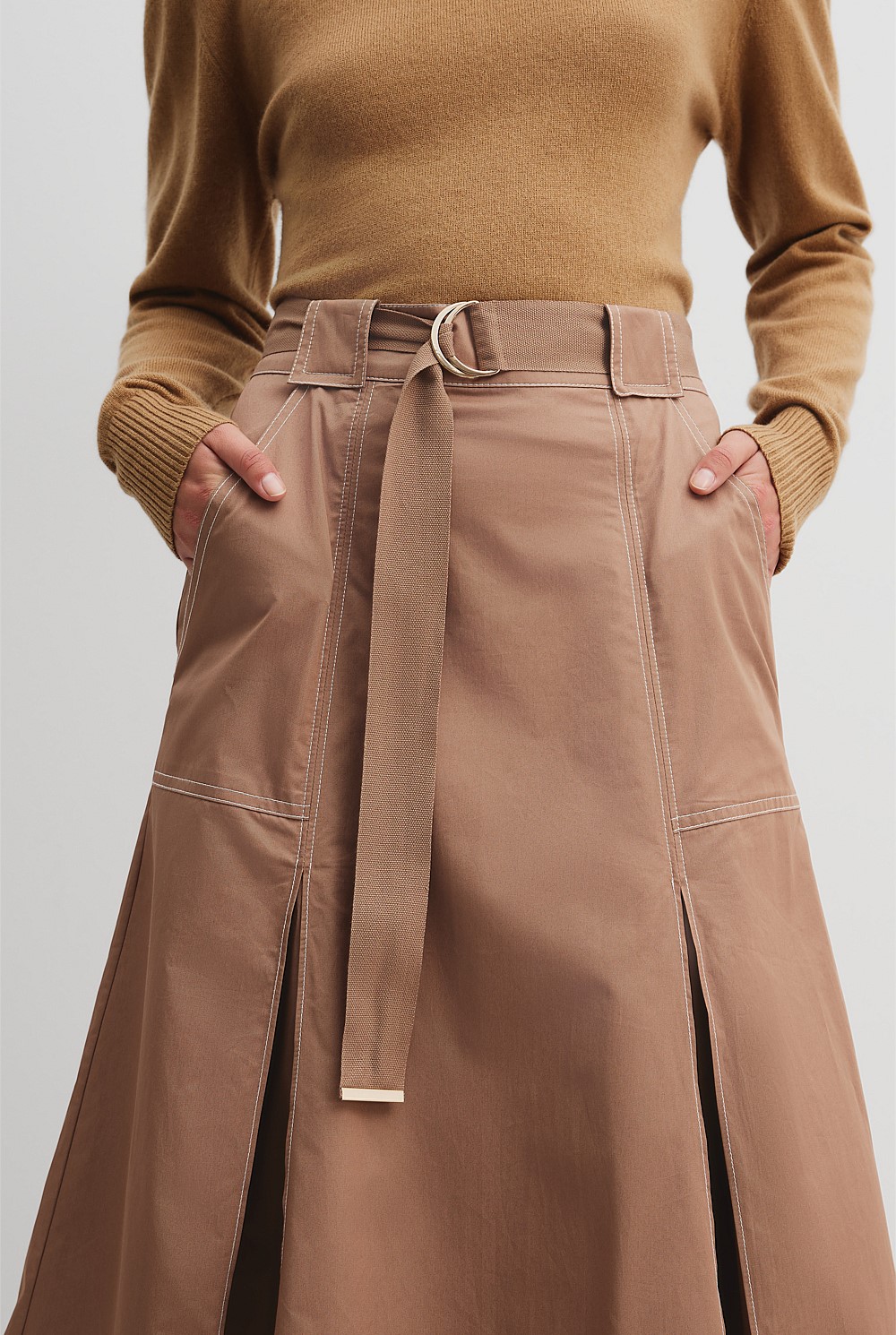 Pocket Detail Skirt