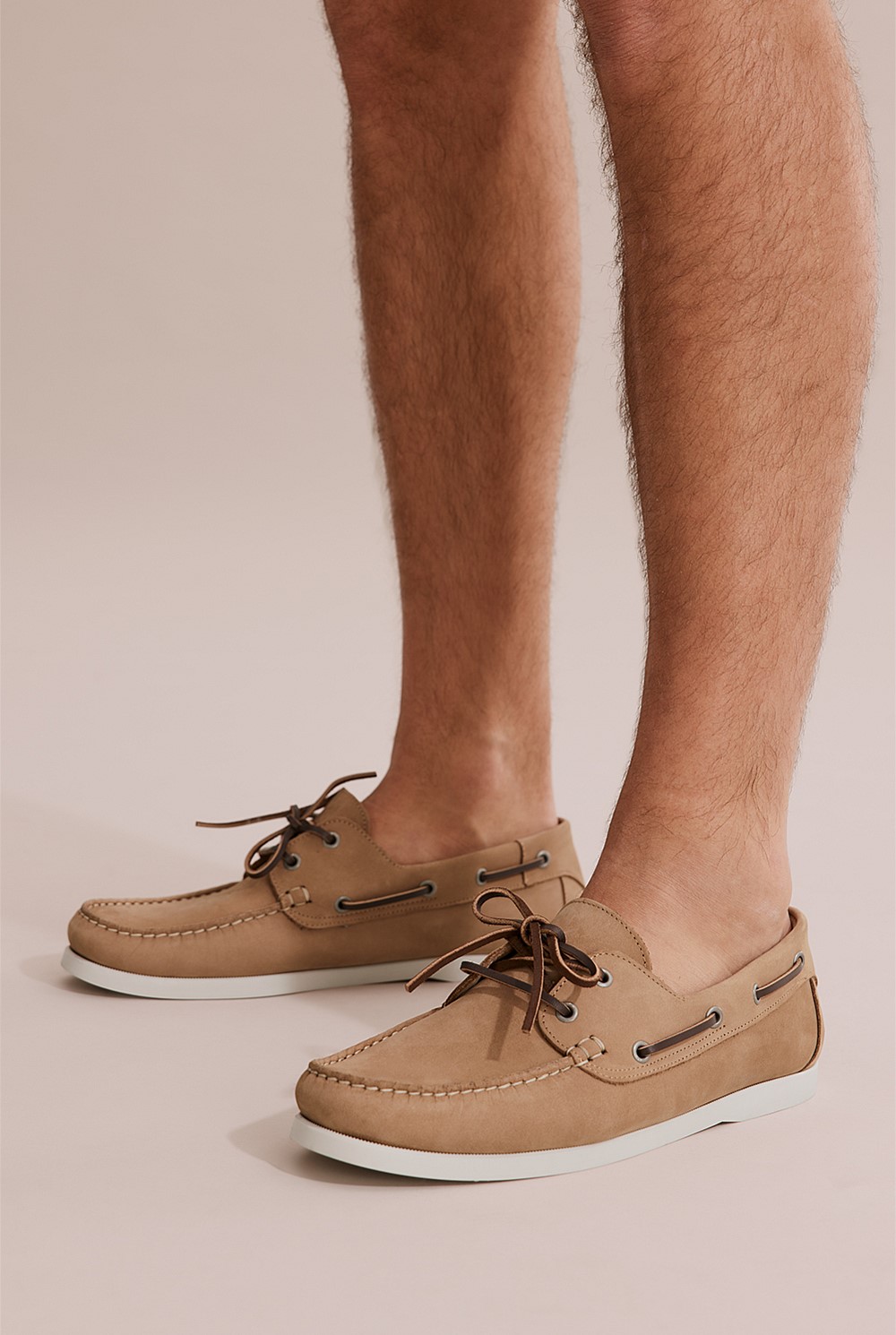 Flynn Nubuck Leather Boat Shoe