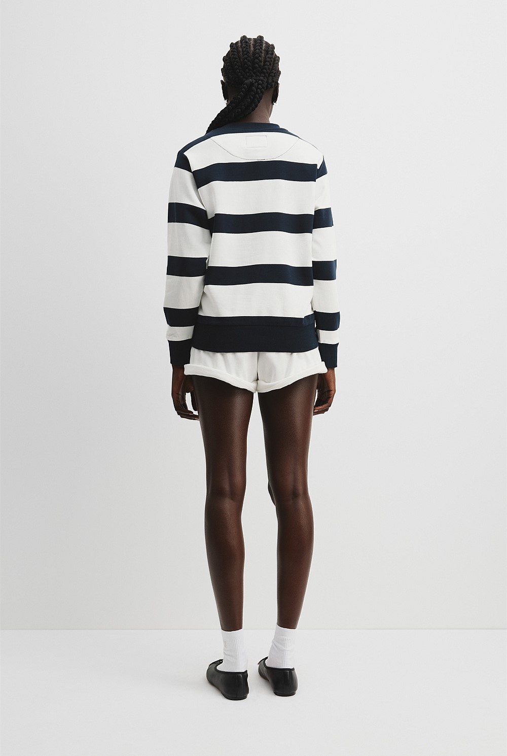 Verified Australian Cotton Stripe Heritage Sweat