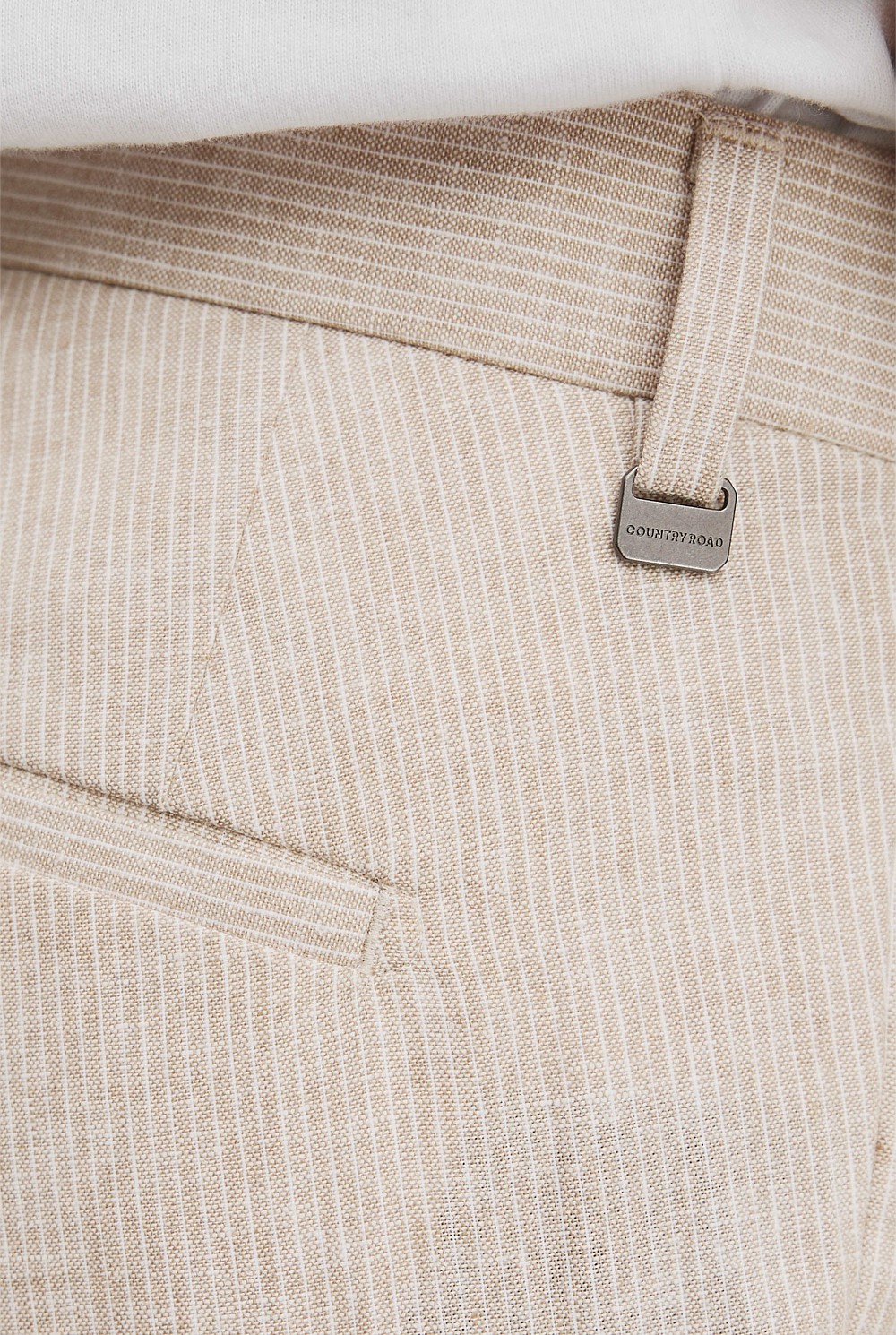 Linen Pinstripe Pant