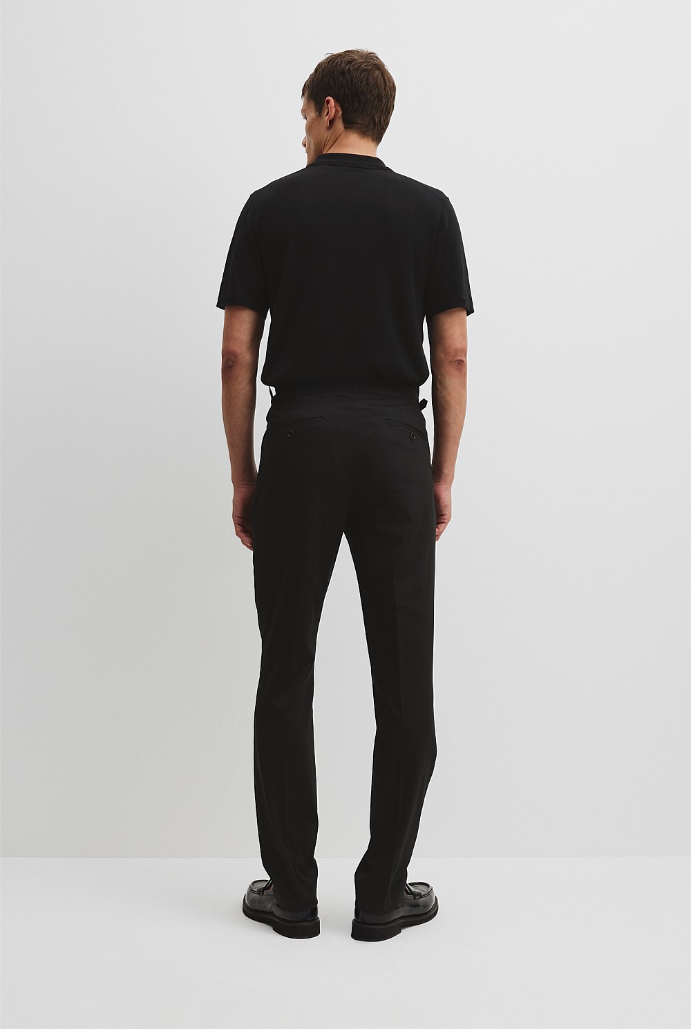 Lyocell Blend Buckle Pant