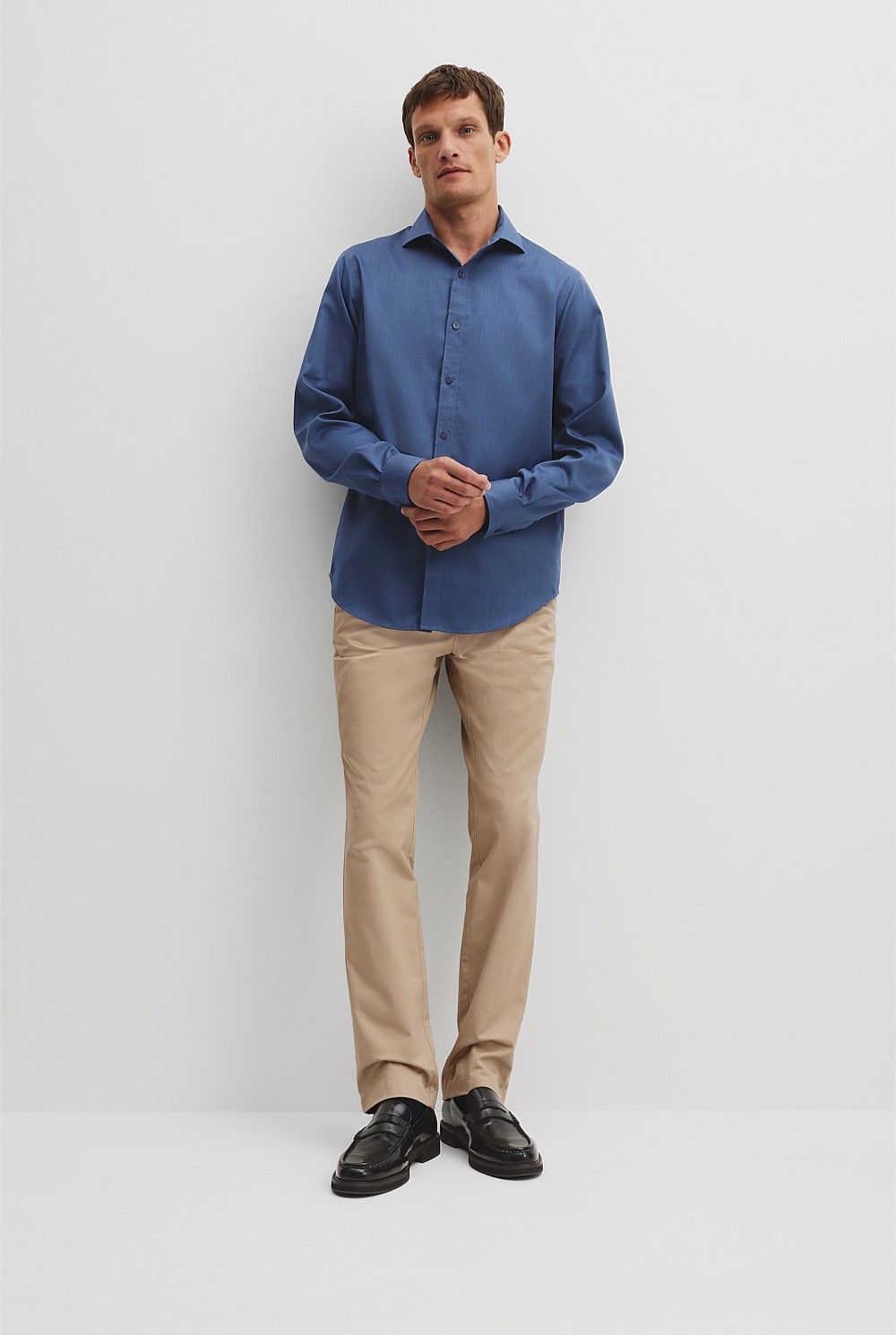 Regular Fit Oxford Travel Shirt