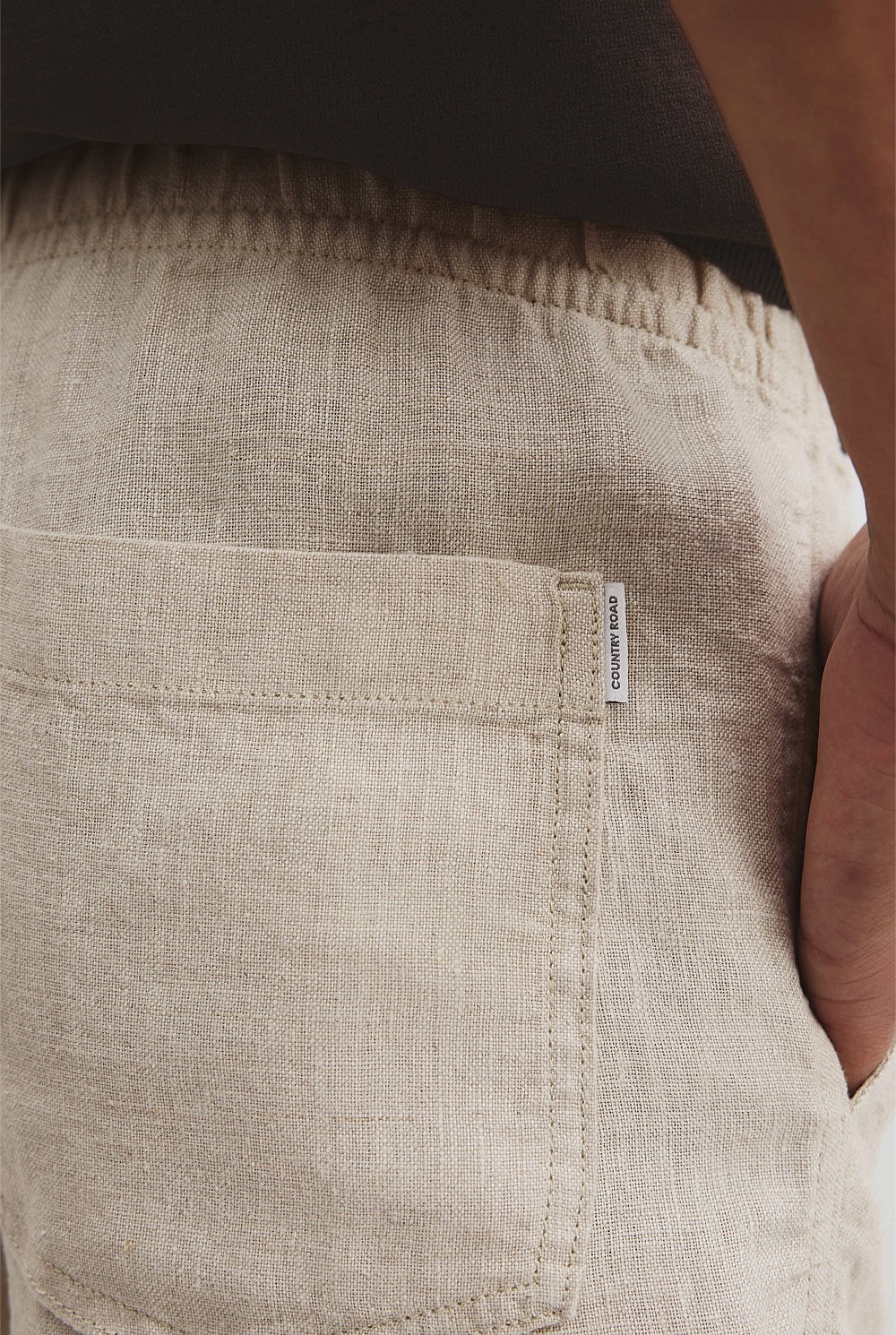 Organically Linen Drawcord Short