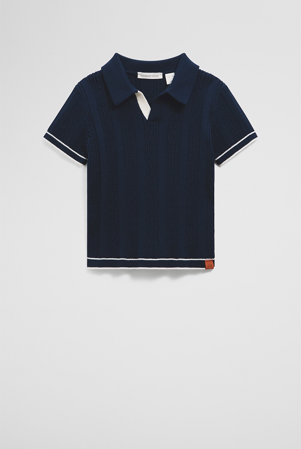 Organically Grown Cotton Knit Polo