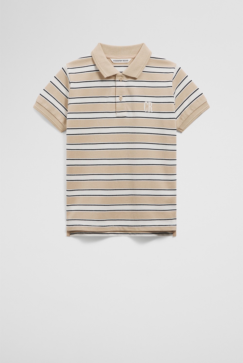 Organically Grown Cotton Logo Polo Shirt