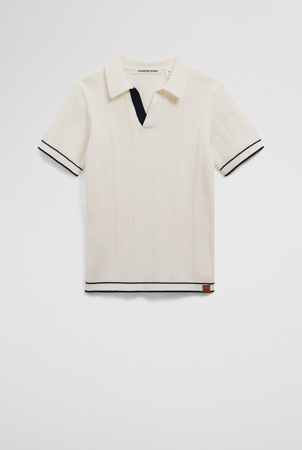 Organically Grown Cotton Knit Polo